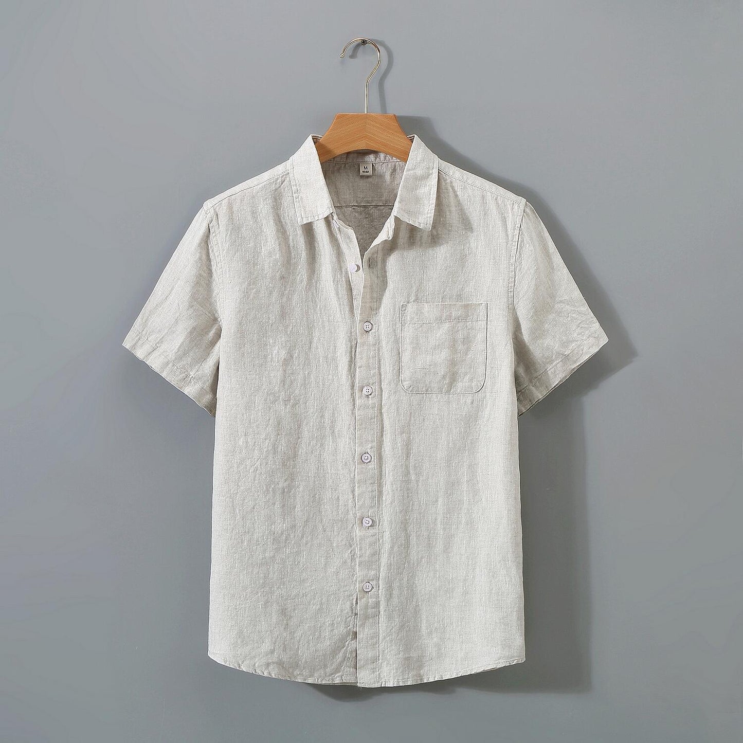 Vintage Linen Short Sleeve Shirt